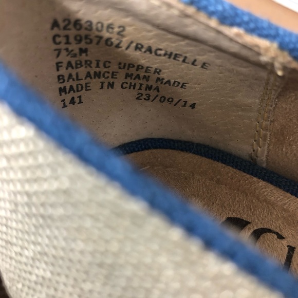 Cliff By White Mountain Rachelle Cat Sun Glassess Slip On Flats Size 7 1/2 - Picture 7 of 7